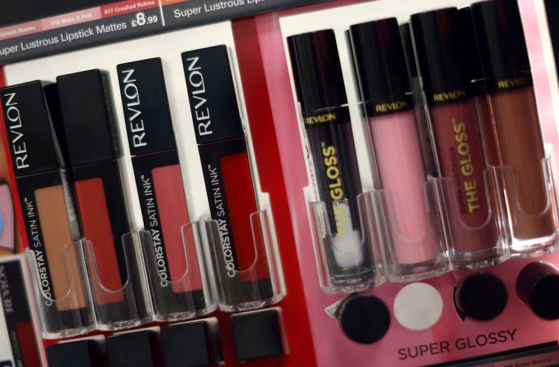 &copy; Reuters. FILE PHOTO: Revlon products are seen on display for sale in a Boots store in London, Britain, June 16, 2022. REUTERS/Hannah McKay