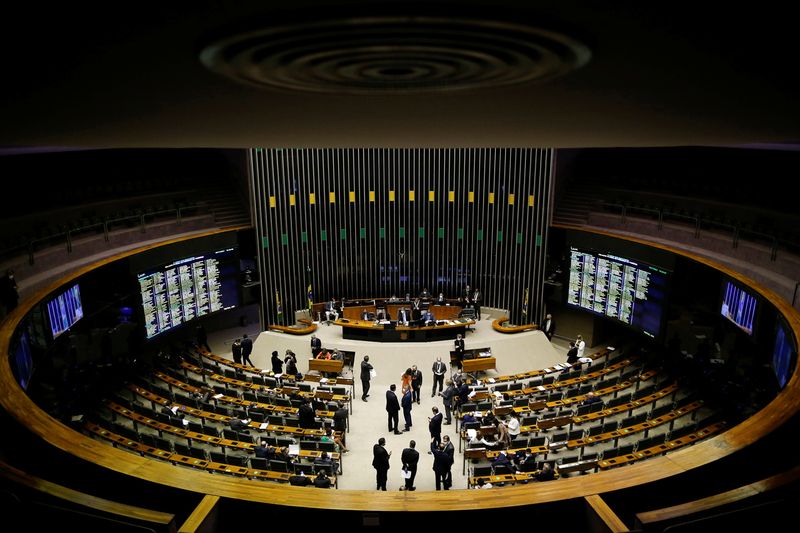 &copy; Reuters. Plenário da Câmara dos Deputados
09/11/2021
REUTERS/Adriano Machado