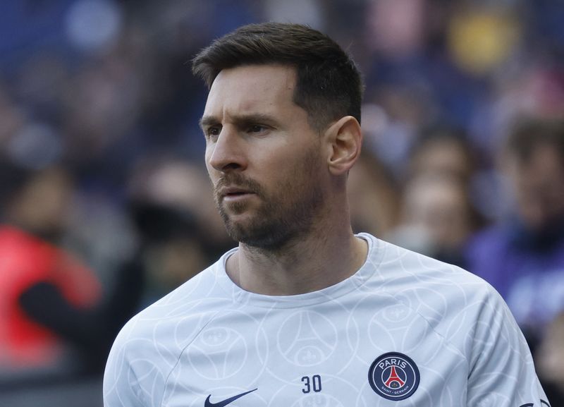 &copy; Reuters. FOTO DE ARCHIVO: Paris St Germain v Auxerre -  13 de noviembre del 2022 Lionel Messi en el Paris St Germain REUTERS/Gonzalo Fuentes