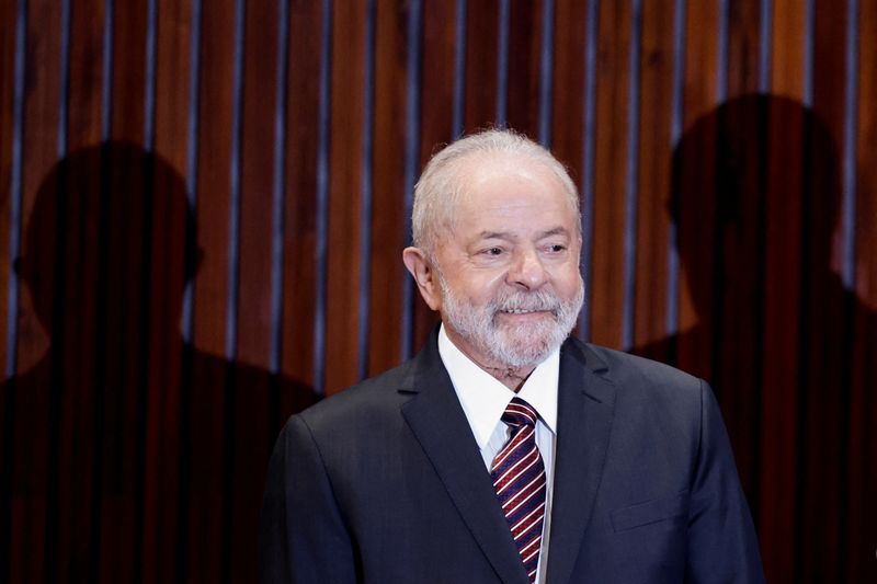 &copy; Reuters. Presidente eleito Luiz Inácio Lula da Silva durante cerimônia de diplomação em Brasília
12/12/2022 REUTERS/Ueslei Marcelino