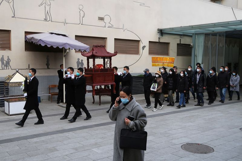 &copy; Reuters. Casa funerária em Chengdu, China
28/12/2022
REUTERS