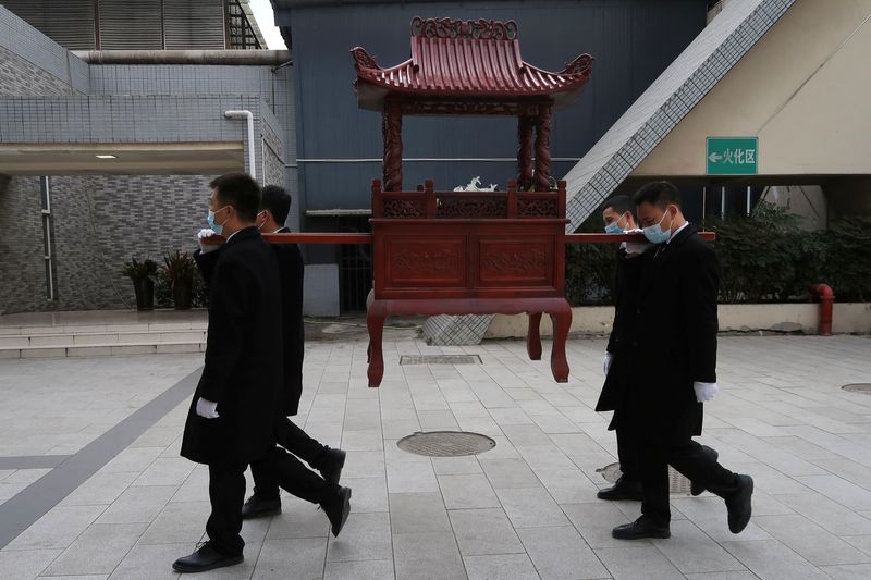 &copy; Reuters. Casa funerária de Chengdu, China
28/12/2022
REUTERS