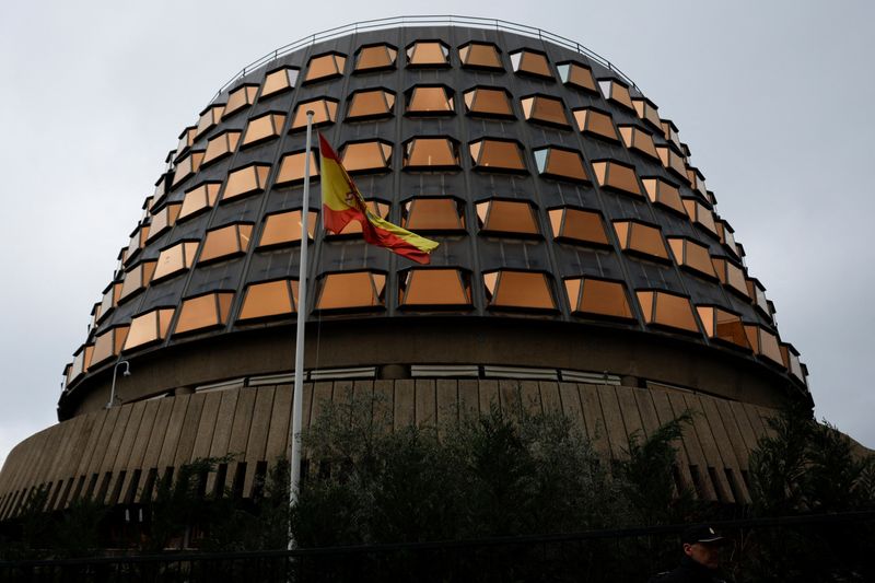 &copy; Reuters. A view of the Spanish Constitutional Court building in Madrid, Spain, December 29, 2022. REUTERS/Violeta Santos Moura