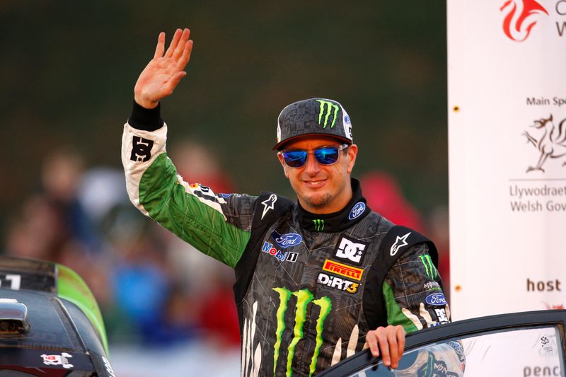 &copy; Reuters. FILE PHOTO: Rallying - Rally of Great Britain - Wales - 13/11/11  USA's Ken Block Mandatory Credit: Action Images/Paul Harding/File Photo