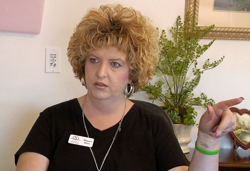 &copy; Reuters. FILE PHOTO: Megan Hess, owner of Donor Services, is pictured during an interview in Montrose, Colorado, U.S., May 23, 2016 in this still image from video. REUTERS/Mike Wood