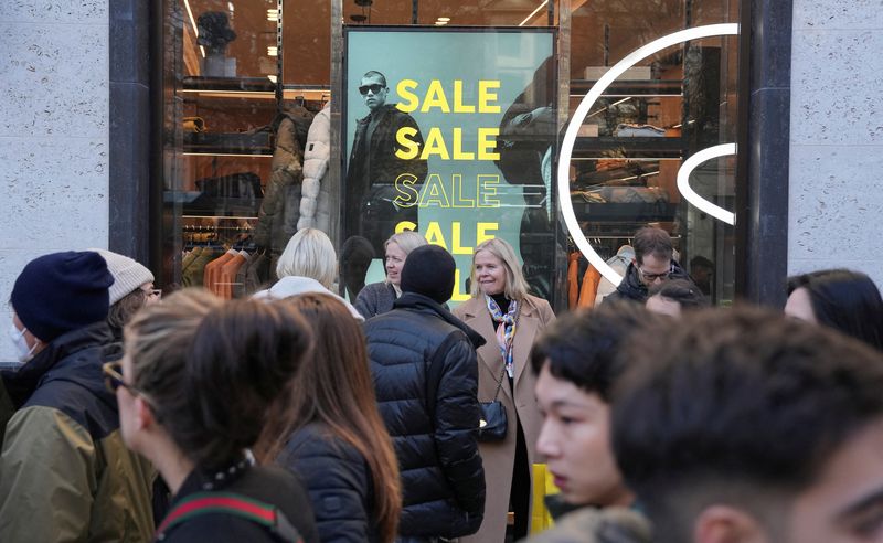 UK's December shopper numbers defy inflation and rail strikes hit
