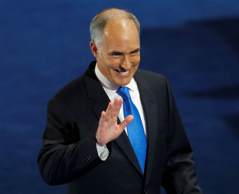 &copy; Reuters. FILE PHOTO: U.S. Senator Bob Casey Jr, (D-PA) waves after speaking at the Democratic National Convention in Philadelphia, Pennsylvania, U.S. July 25, 2016. REUTERS/Scott Audette/File Photo