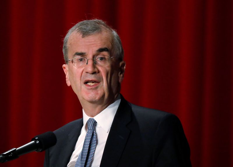 &copy; Reuters. FILE PHOTO-European Central Bank policymaker Francois Villeroy de Galhau, who is also governor of the French central bank, attends the Paris Europlace International Financial Forum in Tokyo, Japan, November 19, 2018.   REUTERS/Toru Hanai