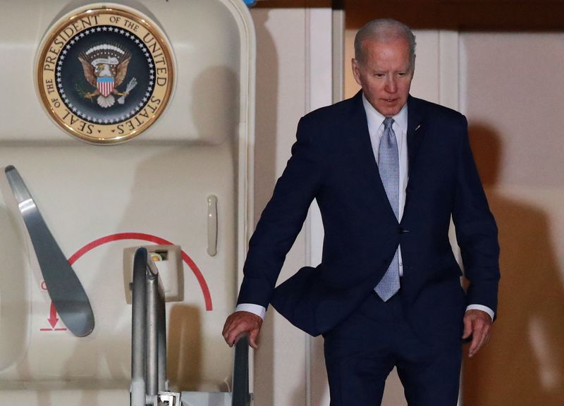 &copy; Reuters. Biden ao chegar no México, neste domingo
8/01/2023
Henry Romero/Reuters