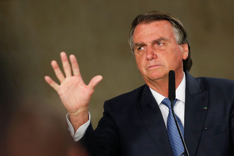 &copy; Reuters. Ex-presidente Jair Bolsonaro
06/07/2022 REUTERS/Adriano Machado