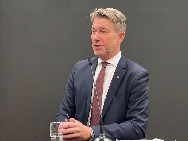 &copy; Reuters. Il ministro norvegese dell'Energia Terje Aasland a Oslo, Norvegia,19 settembre 2022. REUTERS/Gwladys Fouche