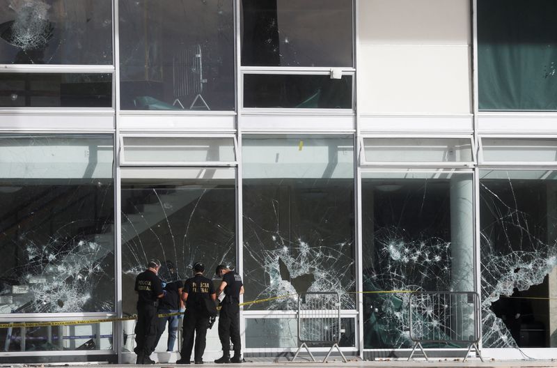 © Reuters. A view shows the damage caused following Brazil's anti-democratic riots, at the Supreme Court building in Brasilia, Brazil, January 9, 2023. REUTERS/Ricardo Moraes