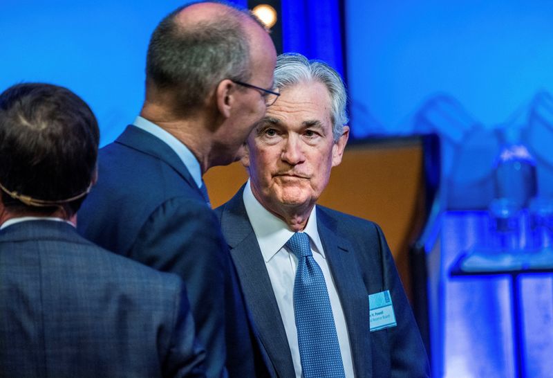 &copy; Reuters. Federal Reserve Chair Jerome Powell attends the Central Bank Symposium at the Grand Hotel in Stockholm, Sweden, January 10, 2023. TT News Agency/Claudio Bresciani/via REUTERS       