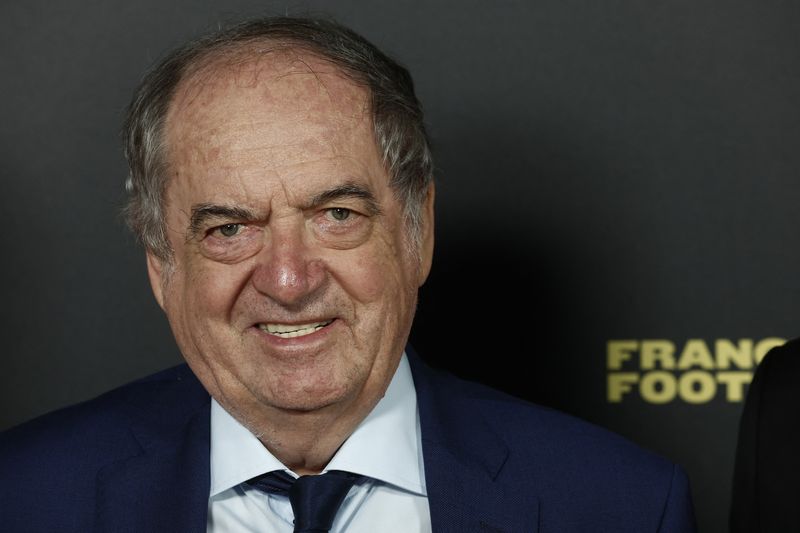 &copy; Reuters. Presidente da Federação Francesa de Futebol, Noel Le Graet, antes da premiação Bola de Ouro , no Chatelet Theatre, Paris, França. 17/10/2022. REUTERS/Benoit Tessier