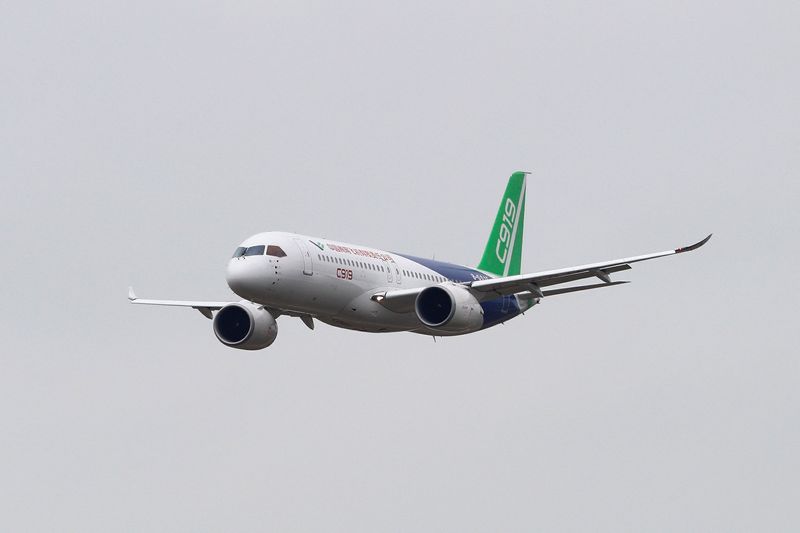 China's COMAC expects to reach annual production of 150 C919 planes in next 5 years - govt-backed media