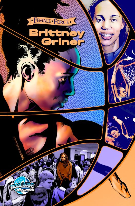 © Reuters. FILE PHOTO: A screen grab of the cover of the new comic book on Brittney Griner, obtained by Reuters on January 11, 2023. TidalWave Comics/Handout via REUTERS