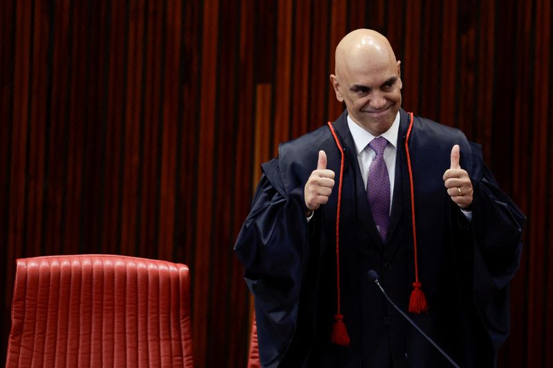 &copy; Reuters. Ministro Alexandre de Moraes no Tribunal Superior Eleitoral
12/12/2022 REUTERS/Ueslei Marcelino