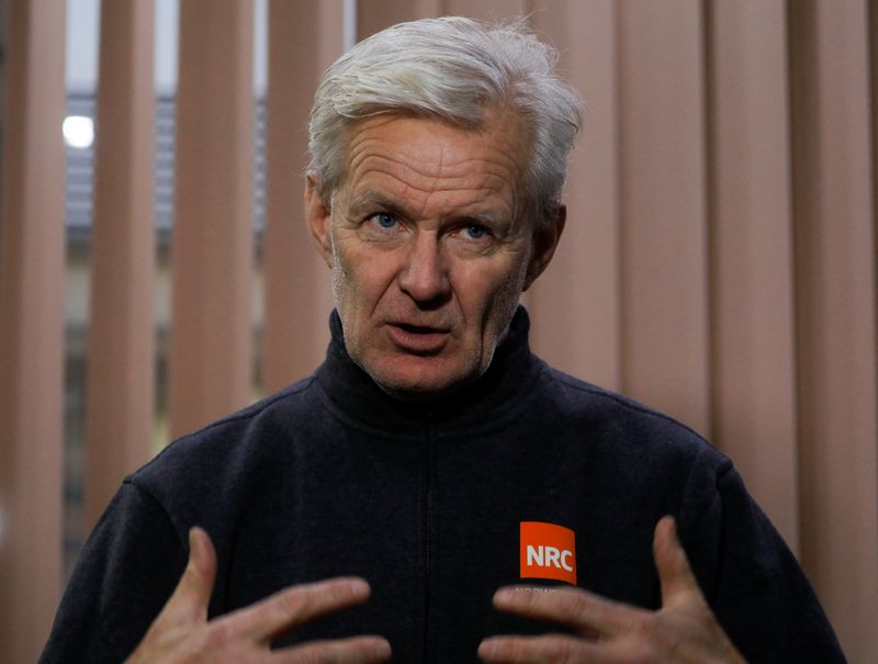 &copy; Reuters. Jan Egeland, Secretary General of the Norwegian Refugee Council (NRC), speaks during an interview with Reuters in Kabul, Afghanistan, January 12, 2023. REUTERS/Ali Khara