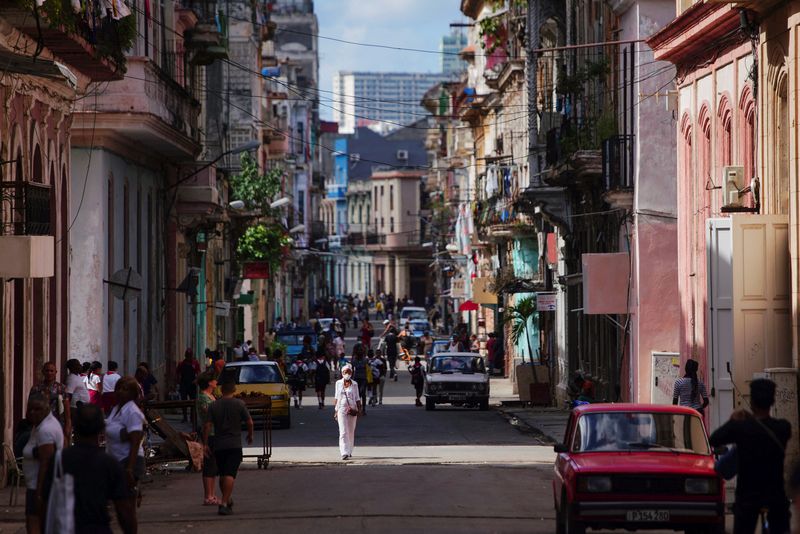 © Reuters. A street view in Havana, Cuba, January 10, 2023. REUTERS/Alexandre Meneghini