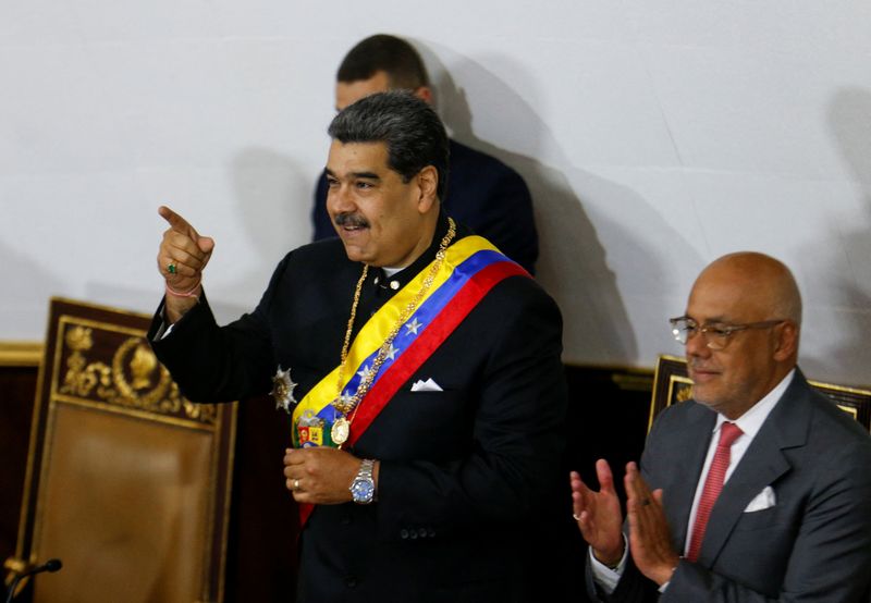 &copy; Reuters. Venezuela's President Nicolas Maduro attends a state of the nation address at the National Assembly, in Caracas, Venezuela January 12, 2023. REUTERS/Leonardo Fernandez Viloria