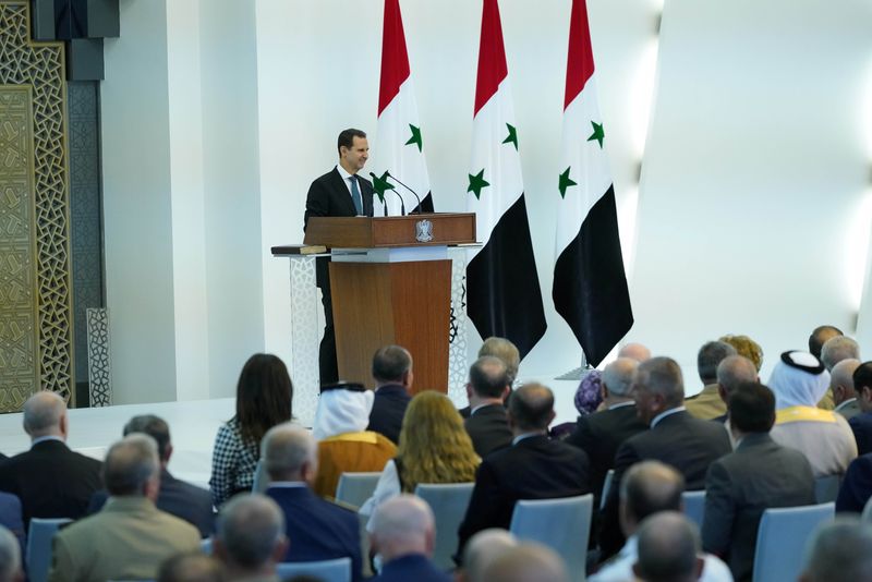 &copy; Reuters. الرئيس السوري بشار الأسد في صورة من أرشيف رويترز.