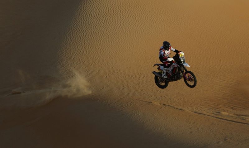 &copy; Reuters. Sebastian Buhler em etapa do Rally Dakar
