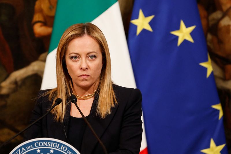 &copy; Reuters. La presidente del Consiglio Giorgia Meloni a Roma. REUTERS/Remo Casilli
