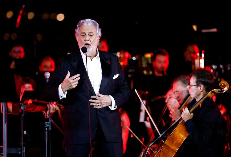 &copy; Reuters. Plácido Domingo se apresenta durante concerto em Malta
26/07/2022
REUTERS/Darrin Zammit Lupi