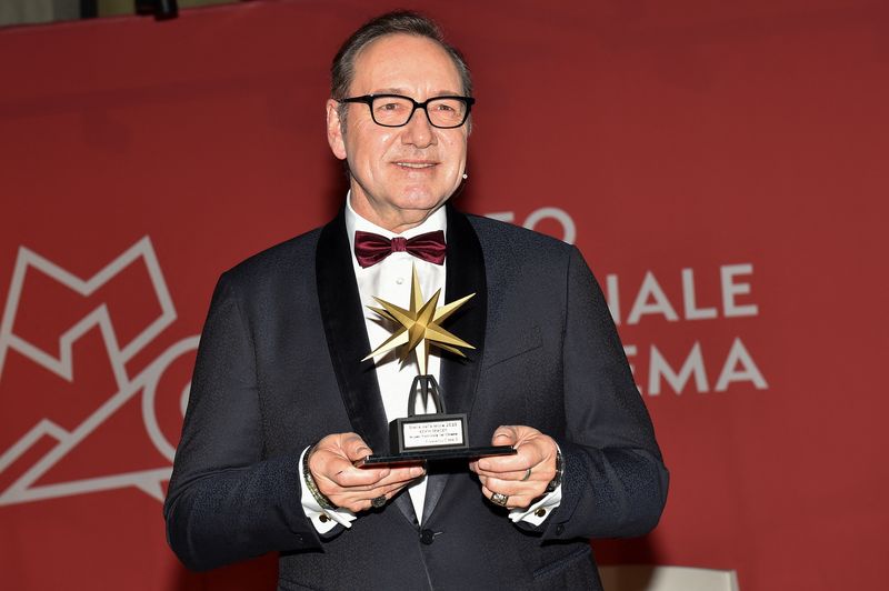 &copy; Reuters. Ator Kevin Spacey recebe prêmio em Turim
16/01/2023
REUTERS/Massimo Pinca