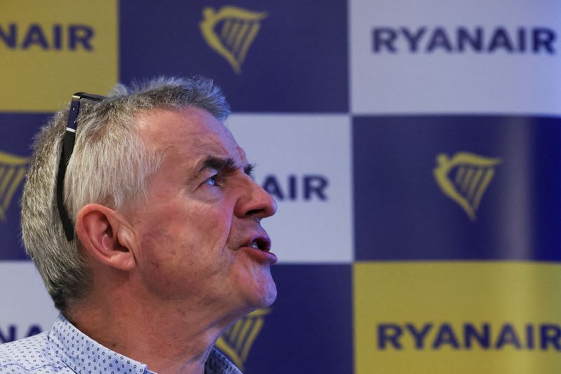 &copy; Reuters. Ryanair CEO Michael O'Leary attends a news conference in Brussels, Belgium January 17, 2023. REUTERS/Yves Herman