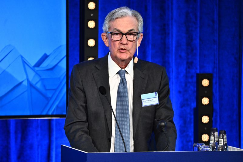 &copy; Reuters. Jerome Powell, chair do Fed, participa de um painel durante um Simpósio de Banco Central em Estocolmo, Suécia
10/01/2023
TT News Agency/Claudio Bresciani/via REUTERS