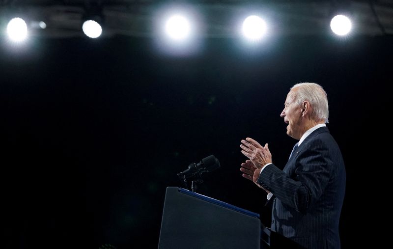 &copy; Reuters. FILE PHOTO: U.S. President Joe Biden delivers keynote remarks at a U.S.-Africa Business forum at the 2022 U.S.-Africa Leaders Summit in Washington, U.S., December 14, 2022. REUTERS/Kevin Lamarque