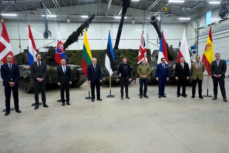 European states in Estonia pledge weapons for Ukraine