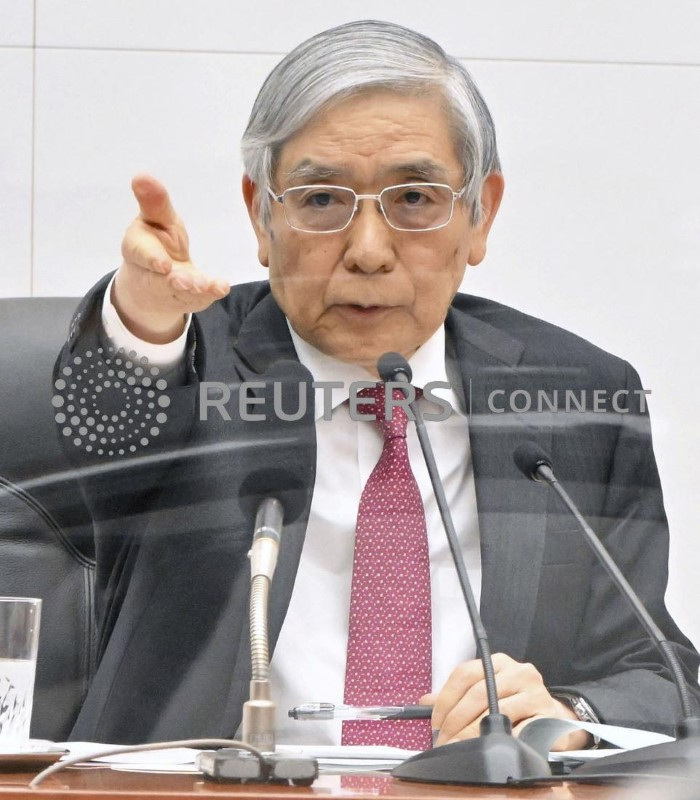 &copy; Reuters. Presidente do Banco do Japão, Haruhiko Kuroda
Kyodo via REUTERS 