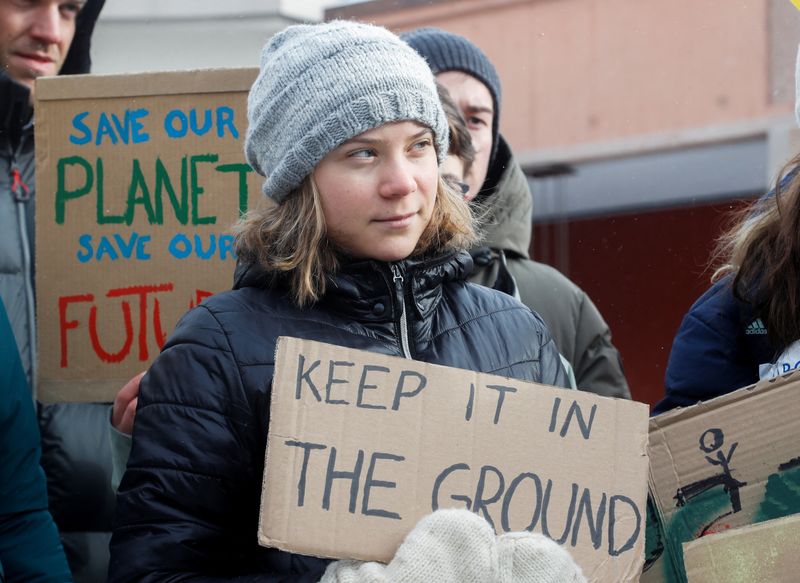 Davos 2023: Greta Thunberg participa de protesto climático