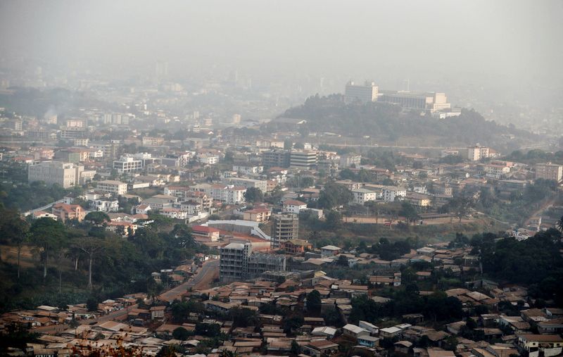 &copy; Reuters. FILE PHOTO: A general view of buildings in Yaounde, Cameroon January 28, 2022. REUTERS/Mohamed Abd El Ghany/File Photo