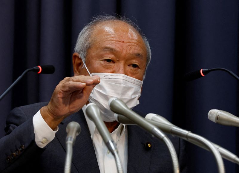 &copy; Reuters. Ministro das Finanças do Japão, Shunichi Suzuki

22/09/2022. REUTERS/Kim Kyung-Hoon