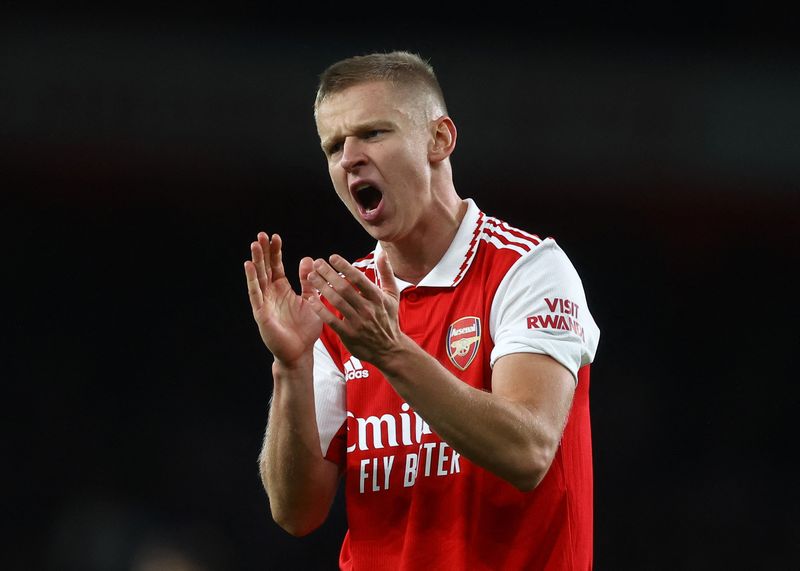 &copy; Reuters. Oleksander Zinchenko após partida entre Arsenal e Newcastle pelo Campeonato Inglês
03/01/2023 Action Images via Reuters/Paul Childs