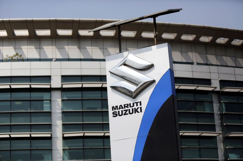 &copy; Reuters. FILE PHOTO: Corporate office of Maruti Suzuki India Limited is pictured in New Delhi, India, February 26, 2016. REUTERS/Anindito Mukherjee/File Photo