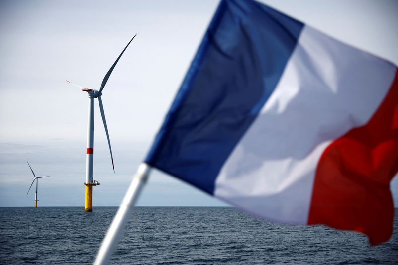 &copy; Reuters. Le parc éolien offshore de Saint-Nazaire en France. /Photo prise le 30 septembre 2022/REUTERS/Stéphane Mahé