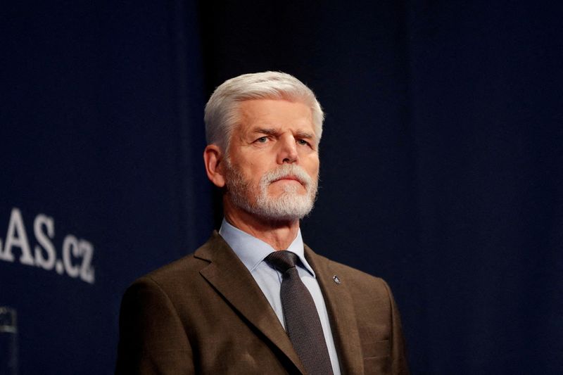 &copy; Reuters. FILE PHOTO: FILE PHOTO: FILE PHOTO: Czech presidential candidate Petr Pavel attends the last radio debate before the country's direct presidential election in Prague, Czech Republic, January 13, 2023. REUTERS/David W Cerny/File Photo/File Photo/File Photo