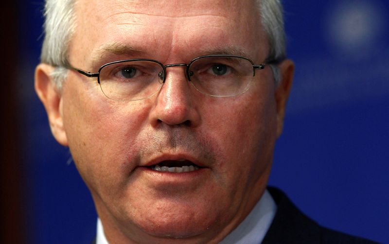 © Reuters. FILE PHOTO: U.S. Ambassador to Iraq Christopher Hill speaks about the future of Iraq at the United States Institute of Peace in Washington August 18, 2010.  REUTERS/Kevin Lamarque 