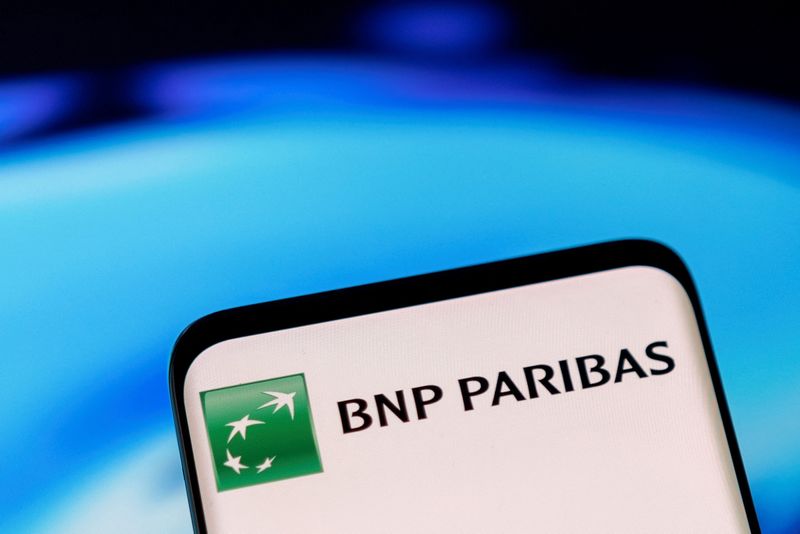 &copy; Reuters. FILE PHOTO: BNP Paribas is seen in this illustration taken, May 1, 2022. REUTERS/Dado Ruvic/Illustration/File Photo