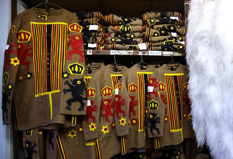 Belgian costume maker hopes for carnival boom after COVID 'black hole'
