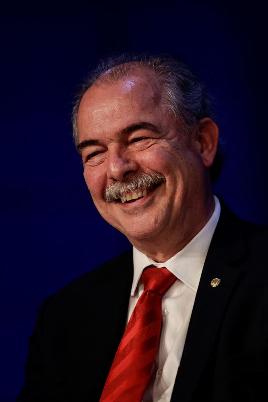 &copy; Reuters. O então futuro presidente do BNDES Aloizio Mercadante fala durante reunião temática do governo de transição em Brasília
13/12/2022
REUTERS/Ueslei Marcelino
