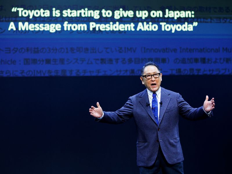 Toyota CEO Akio Toyoda to step down after 14 years at the helm