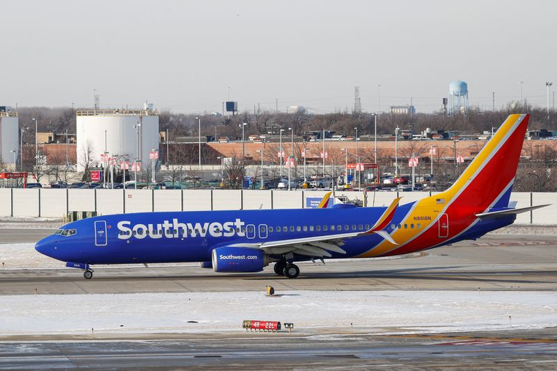 Southwest Airlines forecasts first-quarter loss on cancellations impact