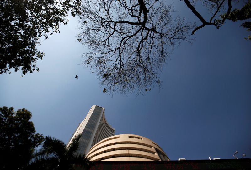 &copy; Reuters. A bird flies past the Bombay Stock Exchange (BSE) building in Mumbai, India, January 31, 2020. REUTERS/Francis Mascarenhas