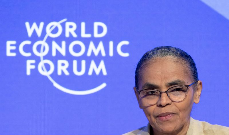 &copy; Reuters. Ministra Marina Silva participa do Fórum Econômico Mundial, em Davos
17/01/2023
REUTERS/Arnd Wiegmann