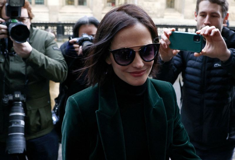 &copy; Reuters. Atriz francesa Eva Green chega a tribunal em Londres
30/01/2023
REUTERS/Henry Nicholls